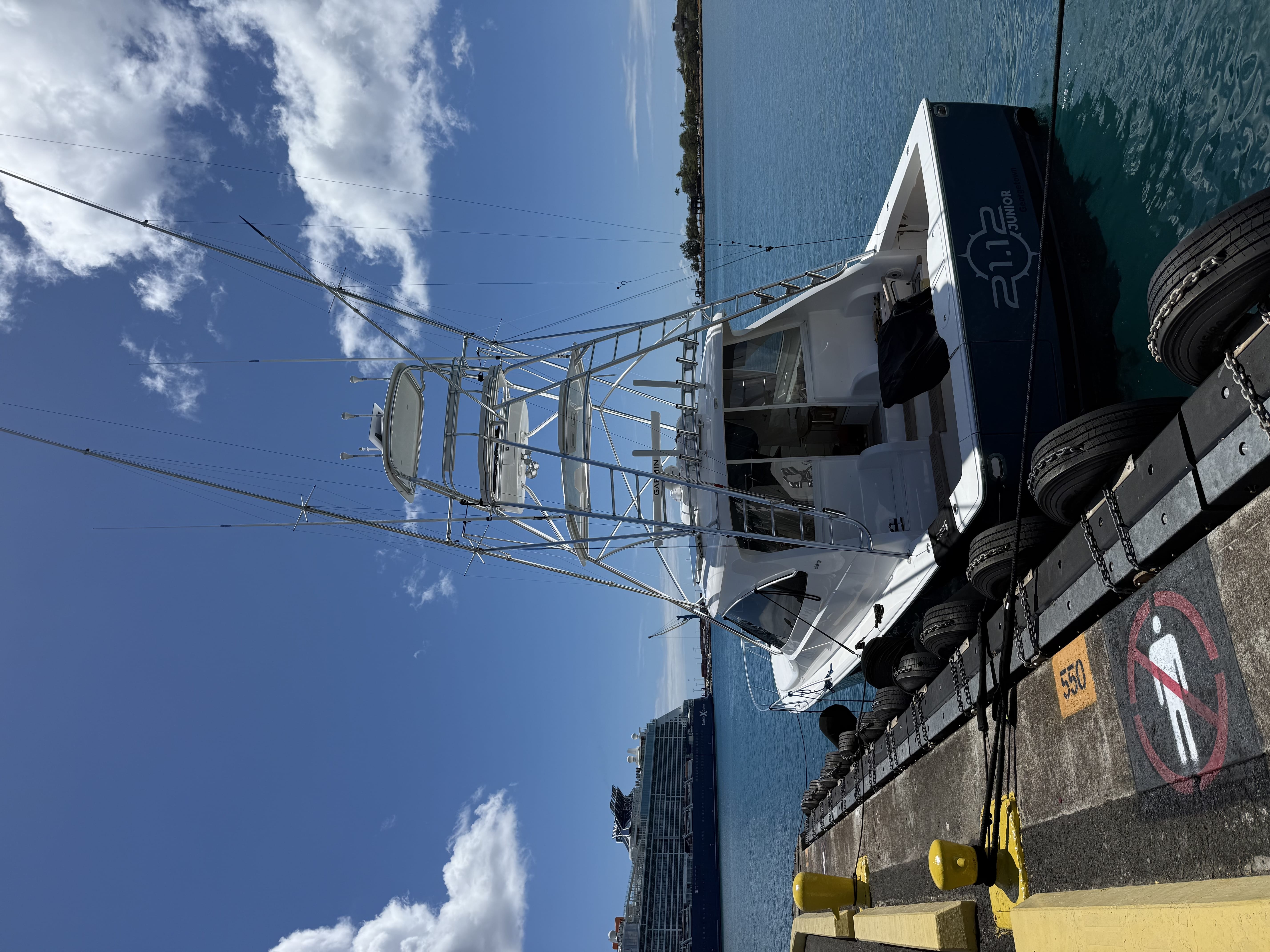 Yacht at dock — Advanced Marine Hawaii